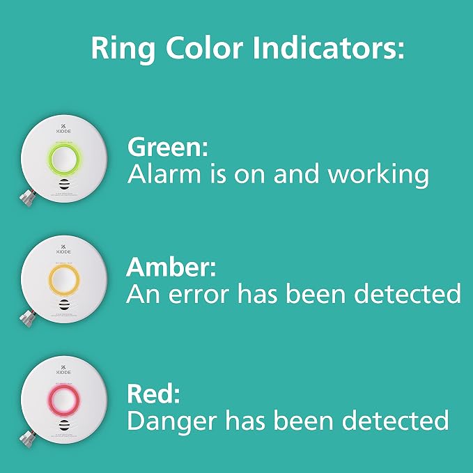 Kidde Smart Smoke Detector & Indoor Air Quality Monitor, Alexa Compatible Device - Image 9