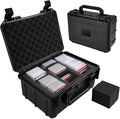 QINGUANG Graded Card Storage Box 3 Rows, Trading Card Case by QINGUANG