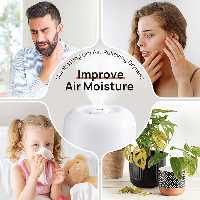 Clarston Humidifiers for Bedroom, 2L Top Fill - Image 9