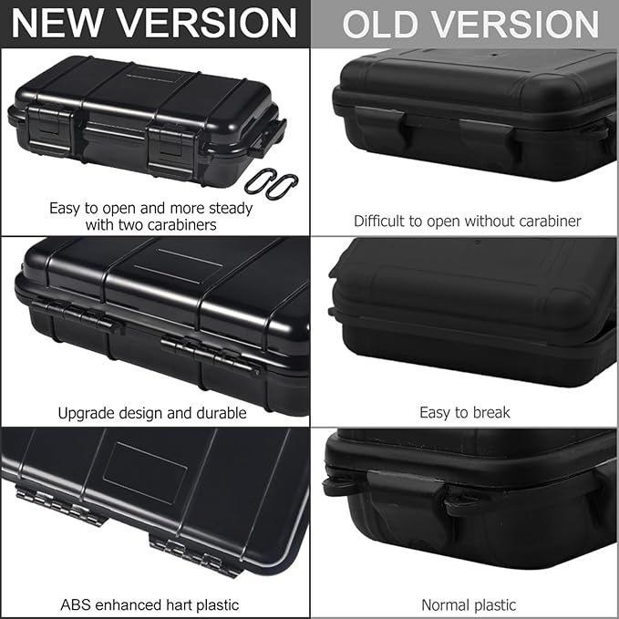 Ejoyous Waterproof Dry Storage Box, Waterproof Box Plastic Survival Container - Image 3
