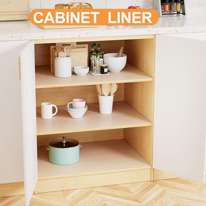 FLPMIX Clear Cabinet Drawer Liner: Translucence Waterproof Refrigerator Shelf - Image 3