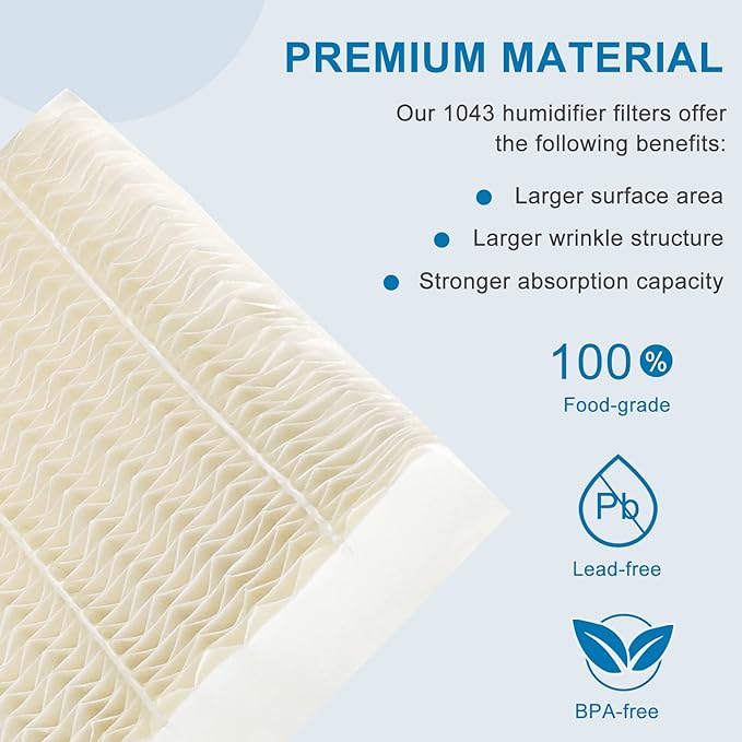 AMI PARTS 1043 Humidifier Wick Filter Compatible - Image 2
