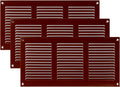 Vent Systems 12" x 6" Inch Scratch Resistant Brown Metal Vent Cover by VentSystems