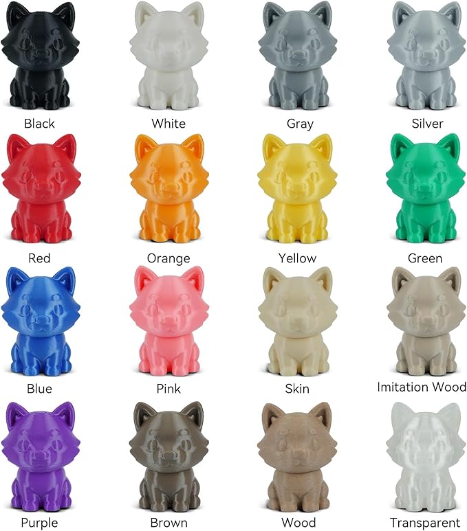 PLA 3D Printer Filament Bundle, Dimensional Accuracy +/- 0.02 mm, 16 x 1 kg - Image 2