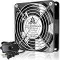 GDSTIME 120mm x 25mm 110V 115V 120V AC Powered Fan Dual Ball Bearing by GDSTIME