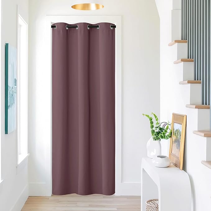 NICETOWN Heat Blocking Blackout Thermal Insulated Door Curtain, Privacy Room by NICETOWN