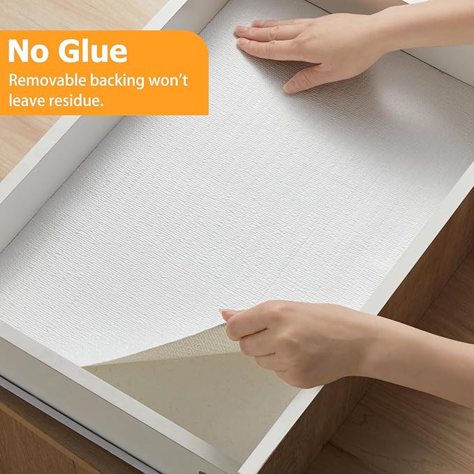 Viseeko Shelf and Drawer Liner for Kitchen Cabinet, Non-Adhesive Cabinet Liners - Image 8