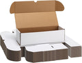 EXYGLO Trading Card Storage Box 25 Pack 520 Count 20pt, 10.6x3.8x2.9 Inch White by EXYGLO