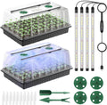 Pawfly 2 Pack Seed Starter Kit, 120 Cells, Seed Starter Trays by Pawfly