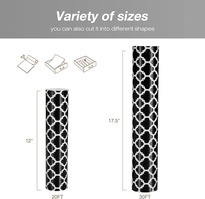 Glotoch Shelf Liners for Kitchen Cabinets 17.5” x 30 ft, Non Slip Drawer Liner - Image 9