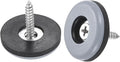 uxcell 25mm Furniture Feet Slider Glides Screw-in Chair Leg Protector Pads PTFE by uxcell