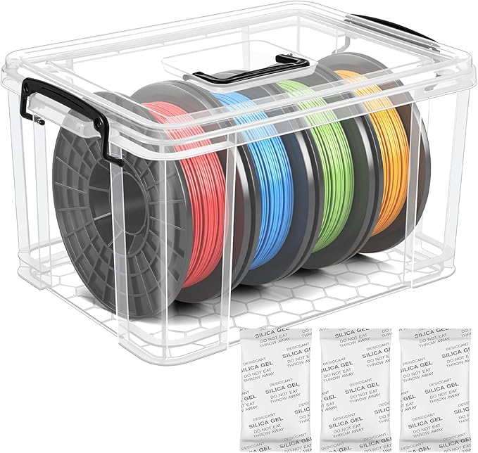 1 Pcs Filament Storage Box for 3D Printer 15 x 11 x 9 Inches Filament Storage by Kritkin