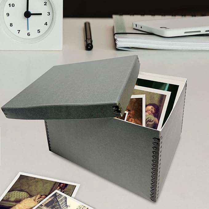 Lineco Record Storage Box 12x15x10 inch. Extra-Durable Filing Archival Cartons - Image 7