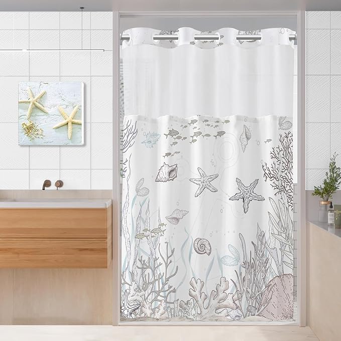 Stall No Hook Shower Curtain by TWLSNCD