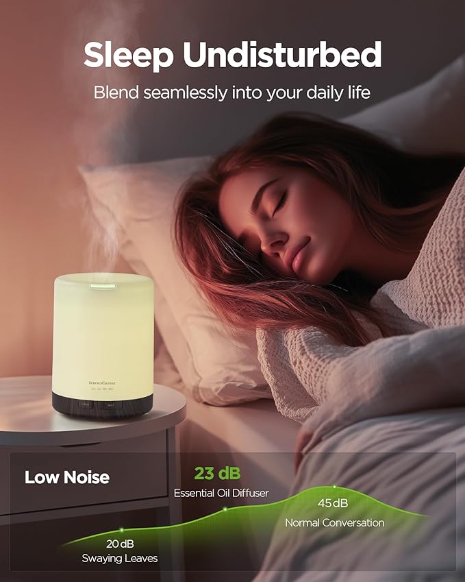 InnoGear 300ML Essential Oil Diffuser, Premium 5-in-1 Ultrasonic Aromatherapy - Image 7