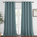 NICETOWN Blackout Greyish Blue Curtains & Drapes by NICETOWN