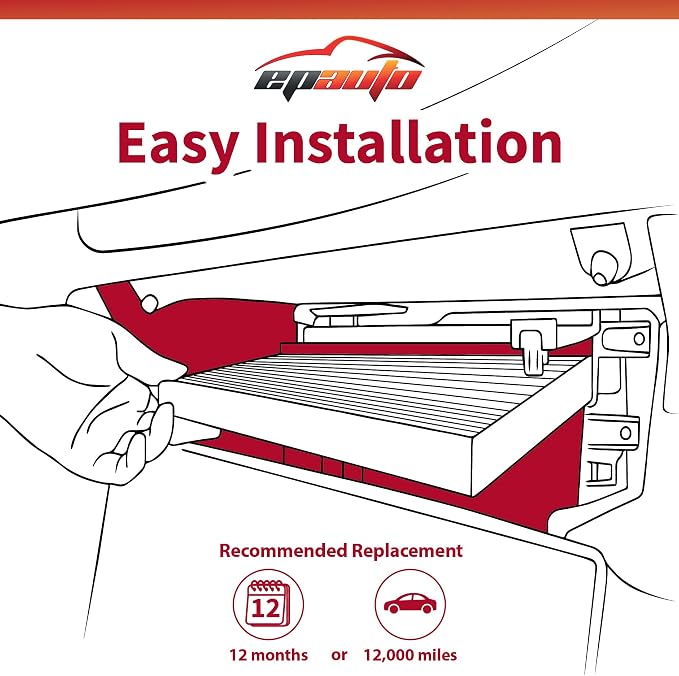EPAuto CP854 Cabin Air Filter includes Activated Carbon Replacement - Image 5