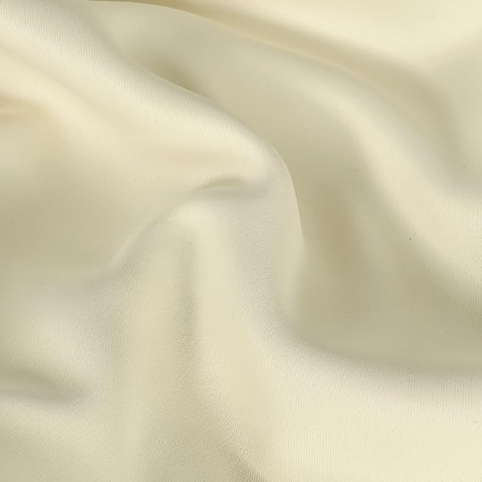 BGment Cream 100% Blackout Curtains - Image 7