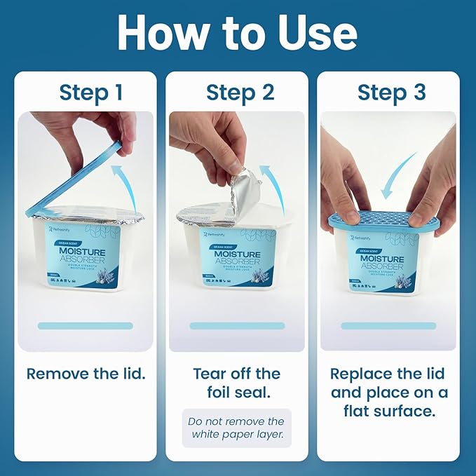 Premium Moisture Absorbers and Dehumidifier Tubs – High-Efficiency Closet - Image 6