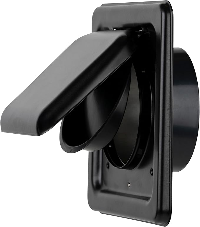 NO-PEST VENT MetalGuard, Dual Door Dryer Vent Cover Outdoor 4 Inch, by No-PestVent