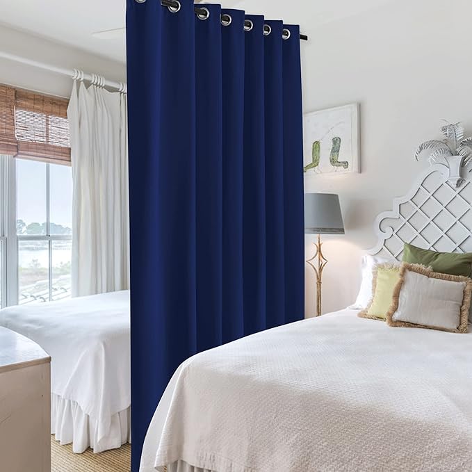 RYB HOME Extra Wide Blackout Curtain Blind Wall Panel, Energy Efficiency - Image 4