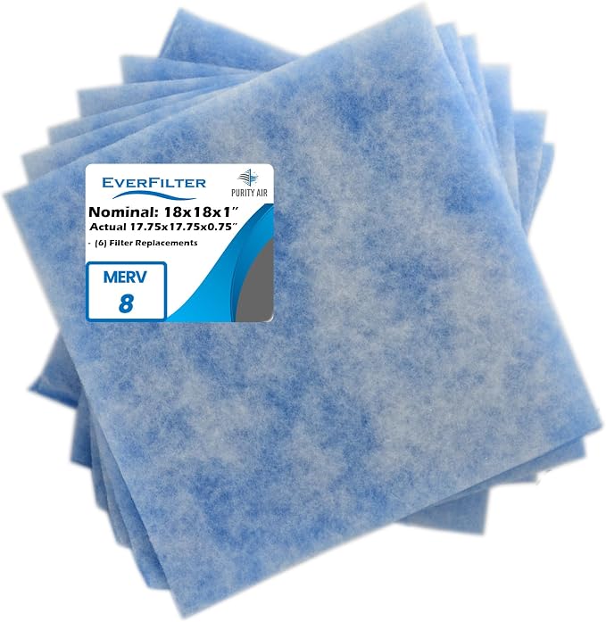18x18x1 Air Filter MERV 8 Filter Media Replacements only, HVAC AC Furnace Air by PurityAir