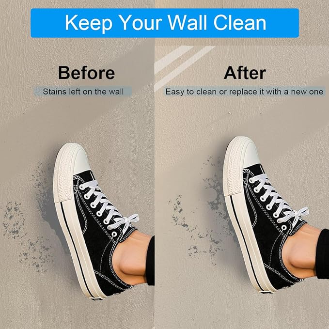 Orga'Neat Wall Protector, No Adhesive, Static Cling, No Harm to Paint, Guard - Image 7