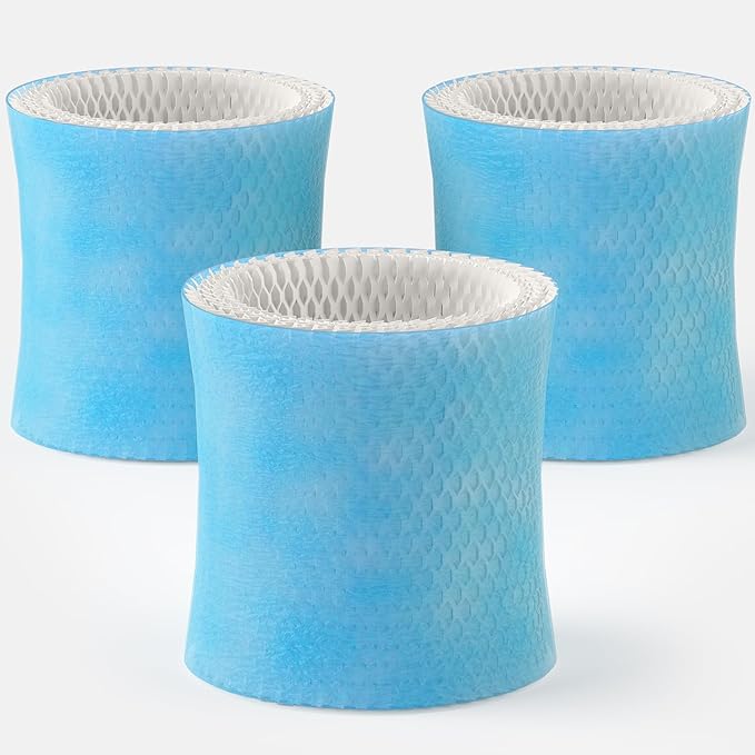 Leemone 3-Pack Bedside Humidifier Filter 2.0 Replacement Compatible by Leemone