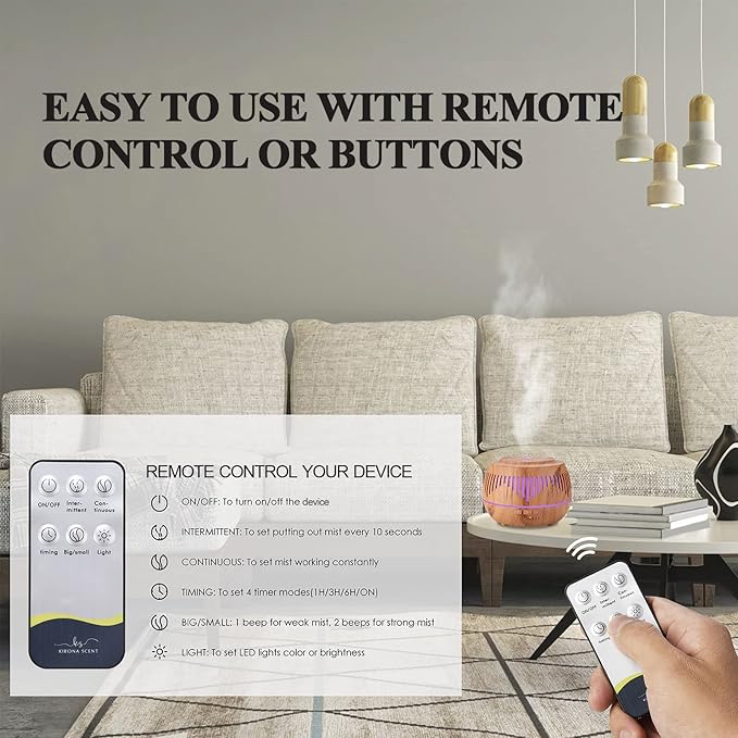 Humidifiers for Bedroom Large Room Home Baby Kids Whole House Hotel Office Desk - Image 3
