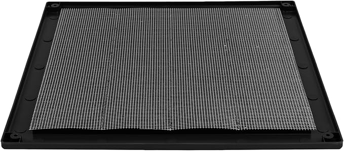 12" x 12" Square Air Vent Cover – Black Plastic Vent Deflector - Image 8
