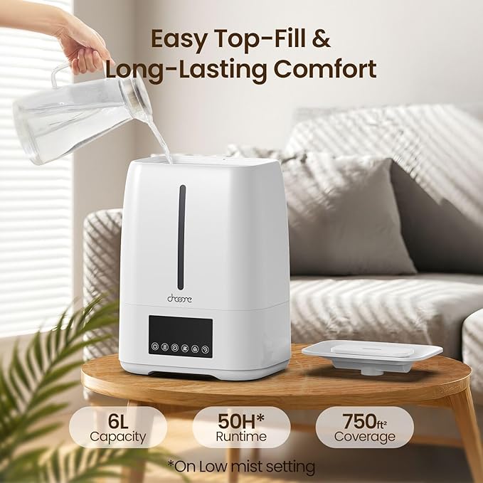 6L Top Fill Ultrasonic Humidifier - Image 2