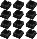 12 Pack 1" Square Plastic Plugs by Bonsicoky