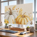 Thanksgiving Yellow Pumpkin Indoor TV Cover, Elastic TV Screen Protector Autumn by Unknown