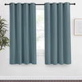 NICETOWN Blackout Curtain 57 inch Length, W55 x L57 Inch, 8 Grommets Top by NICETOWN
