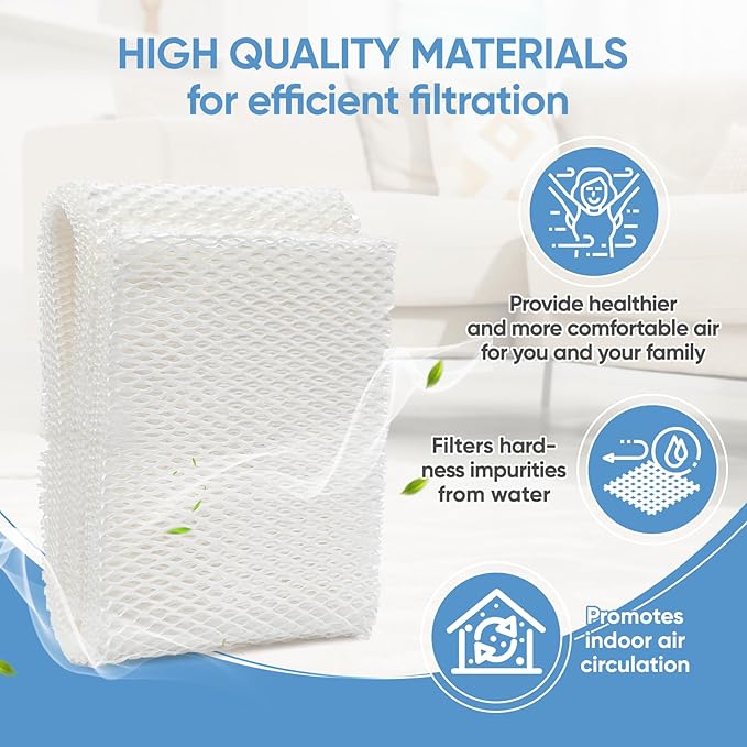 4 Pack MAF2 Humidifier Super Wick Wicking Filter Compatible - Image 6