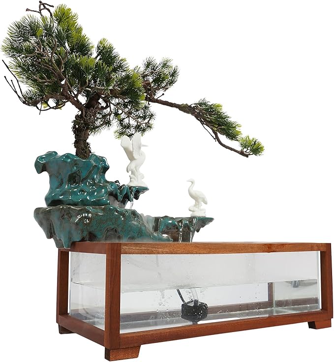 Tabletop Water Fountains Decoration, Indoor Water Fountain, Chinese Zen Style - Image 9