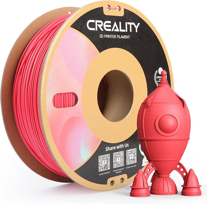 Creality PLA Matte 3D Printer Filament 1.75mm, Matte PLA 1kg Spool, Dimensional by Creality