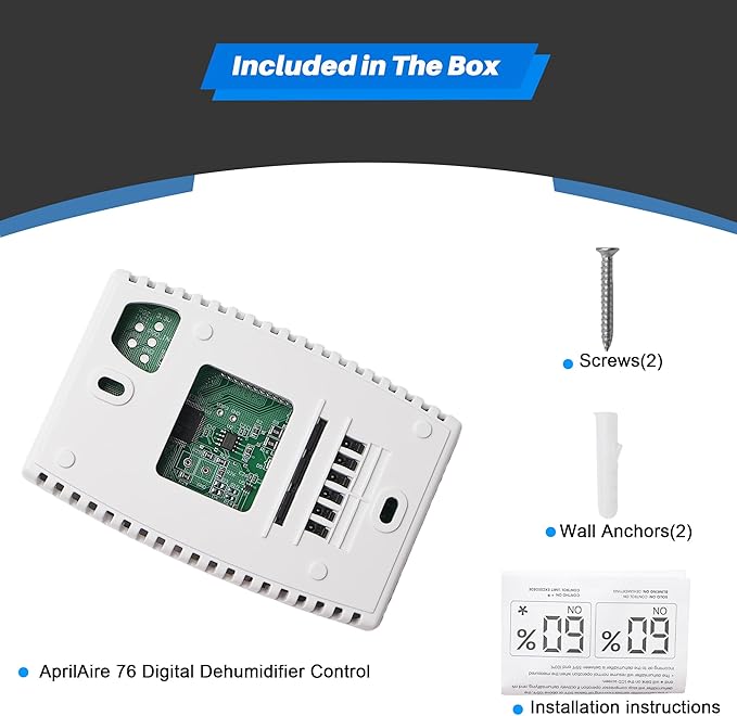 76 Digital Wall Mount Dehumidifier Control Compatible - Image 5