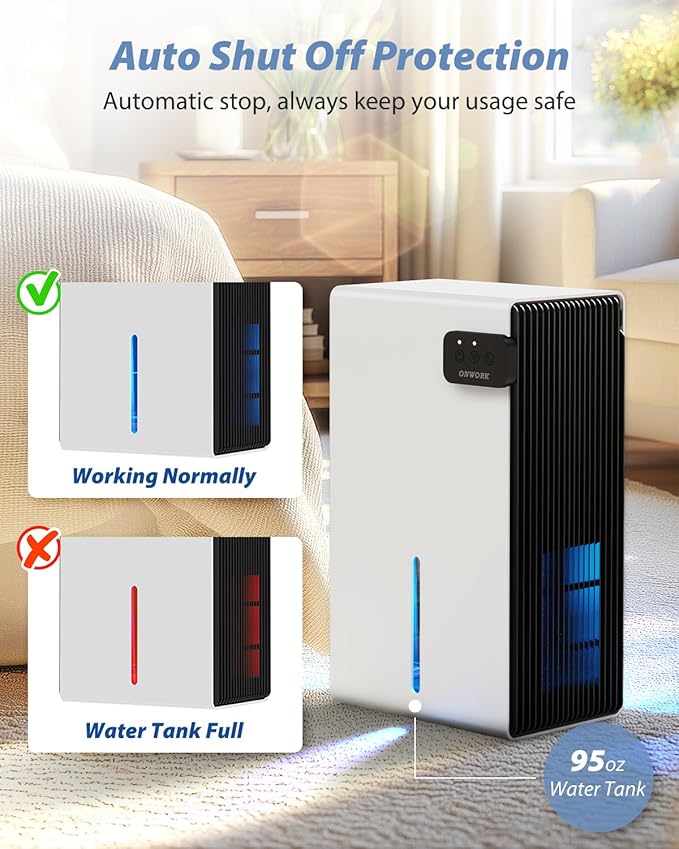 Dehumidifier, 95 OZ Dehumidifiers - Image 3