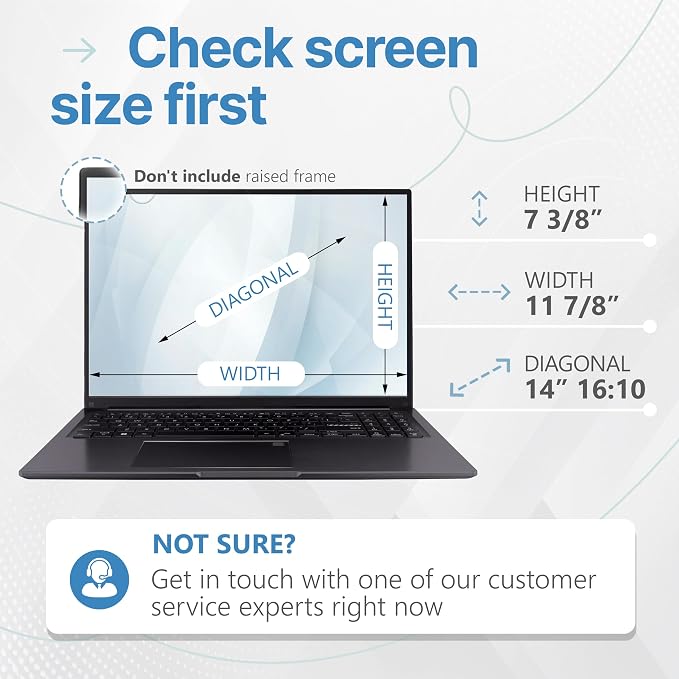 VINTEZ 14 Inch 16:10 Privacy Screen - Image 2