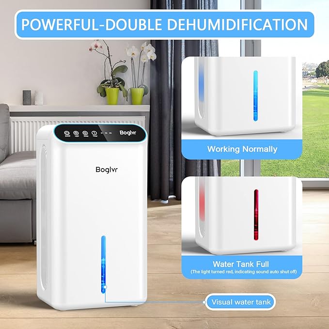 Dehumidifiers, Dehumidifier for Home Quiet Small Dehumidifier for Bedroom - Image 5