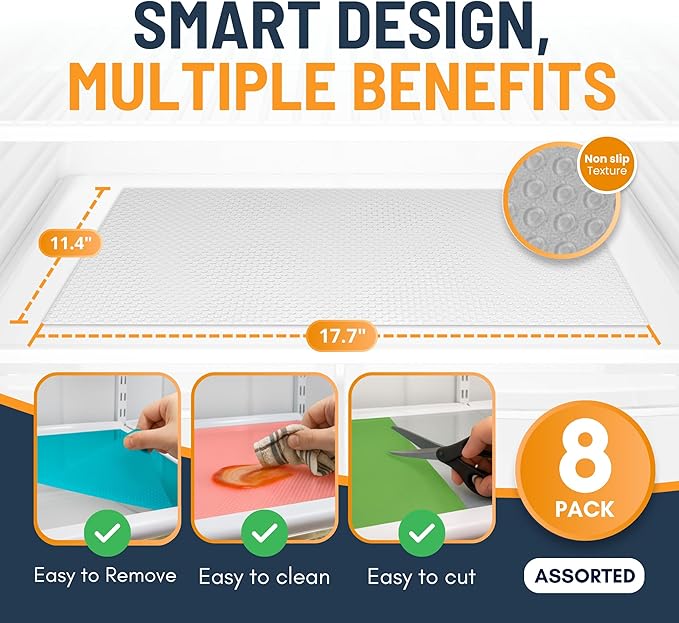 Refrigerator Liners for Shelves by Linda’s Essentials - Image 2