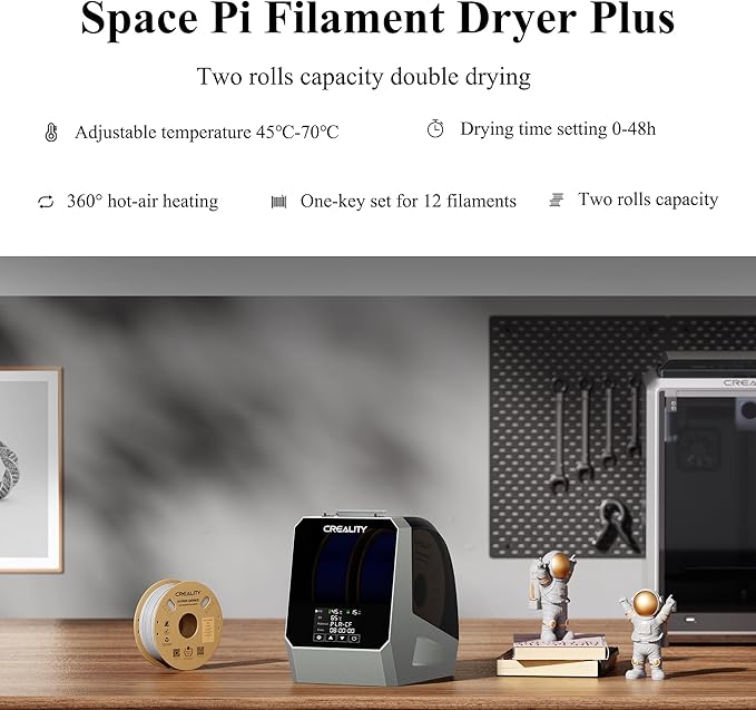 Creality Space Pi Filament Dryer Plus, 3D Printer Filament Dryer Box, 3D - Image 2