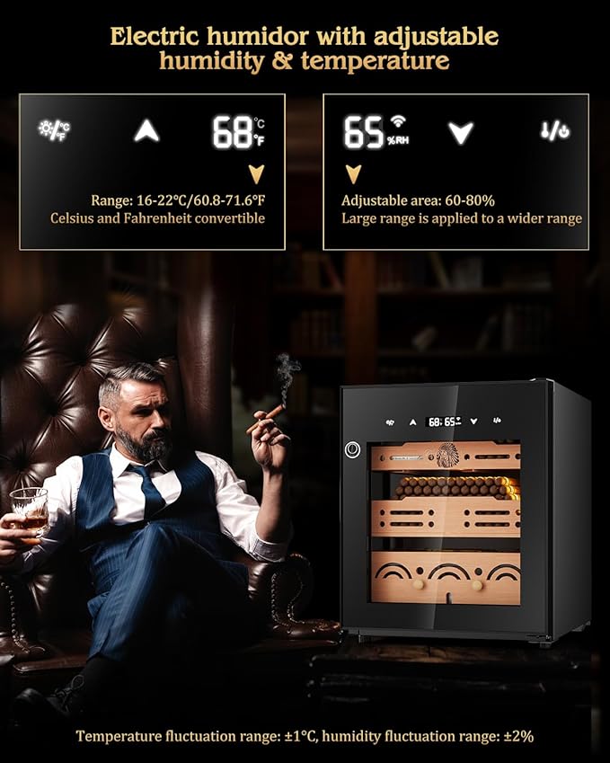 Electric Cigar Humidor Cabinet - Image 2