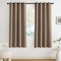 NICETOWN Room Darkening Draperies Curtains Panels, 2 Panels Cappuccino W52 x L72 by NICETOWN