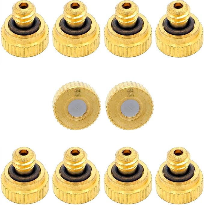 10Pcs Brass Misting Nozzle by ZXUEZHENG