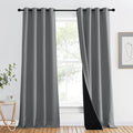 NICETOWN Full Shade Curtain Panel, Energy Smart & Noise Blocking Out Blackout by NICETOWN