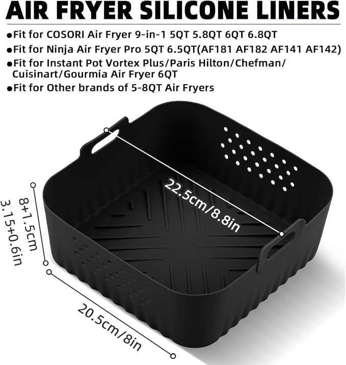 LYHOLKEER Air Fryer Liners Silicone - Image 2