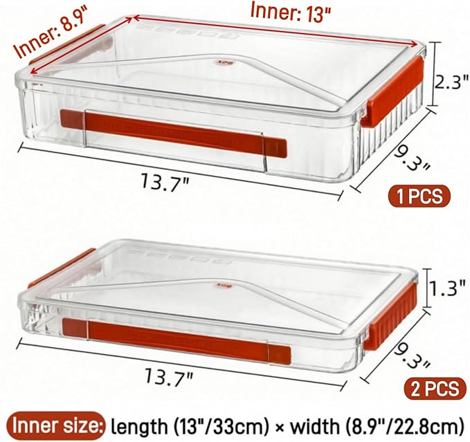 Set of 3 Portable Paper Storage Box Organizer, Stackable Document Box Project - Image 2