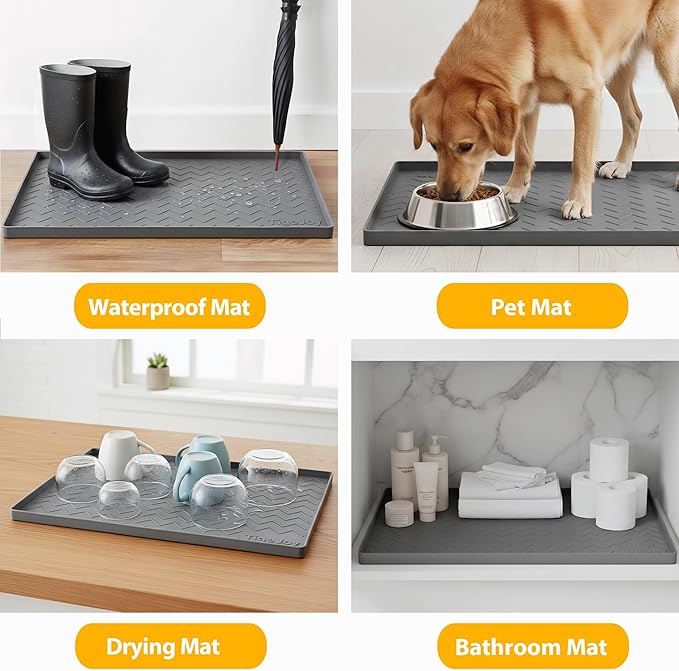 TigeJoy 37" x 22" Under Sink Mats - Image 7